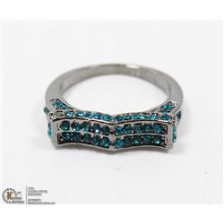 ENGAGEMENT STYLE BLACK  PLATED RING