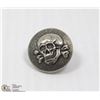 Image 1 : GERMAN WWII TOTENKOPT BUTTON MARKED RZM SS 155/38