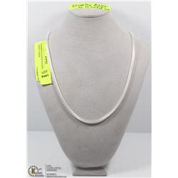FASHION SLIVER PLATED ROPE TWIST CHAIN