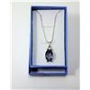 Image 1 : OVAL AMETHYST PENDANT & CHAIN