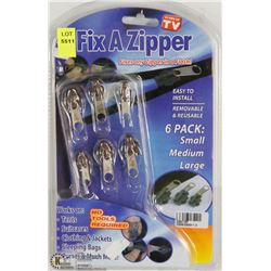 NEW 6PC FIX A ZIPPER KIT