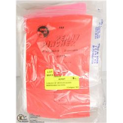 5 PACKS OF 100 STAY KLEEN DISPOSABLE GLOVES