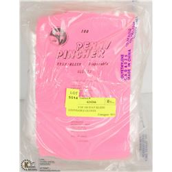 5 PACKS OF 100 STAY KLEEN DISPOSABLE GLOVES