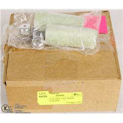 10 PACKS OF TWO 3"X1" PAINT ROLLER COVERS