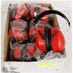 LOT OF 6 RED EAR MUFFS