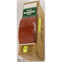 LOT OF 6 RUBBER SANDING BLOCKS FITS 2-5/8"X9"