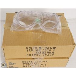 ROYAL SAFETY EYE GUARD SAFETY GLASSES - FITS OVER