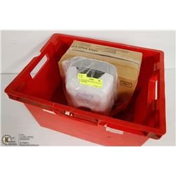 BIN WITH PURELL HAND SANITIZER DISPENSER