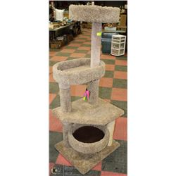 4 TIER CAT TREE 59"H