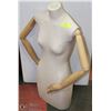 Image 1 : FEMALE TORSO MANNEQUIN WITH MOVEABLE ARMS & HANDS