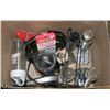 Image 1 : BOX OF ASSORTED HOUSEHOLD INCL DRIP BOWLS, LOTION