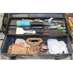 GREY TOOLBOX WITH CONTENTS