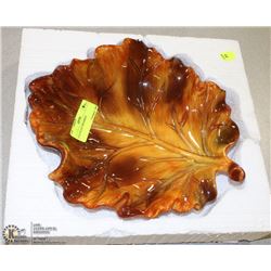 LEAF PLATE CANDY DISH / ORNAMENT