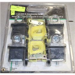 1"X6' CAMBUCKLE TIE DOWN SET