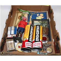 FLAT OF COLLECTIBLES