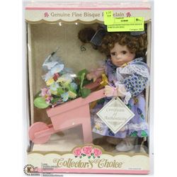 LTD.ED HAND PAINTED FINE BISQUE PORCELAIN DOLL