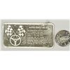 Image 3 : #2-VINTAGE CAR ON A STERLING SILVER BAR