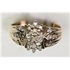Image 1 : #4-14K YELLOW GOLD DIAMOND RING