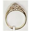 Image 2 : #4-14K YELLOW GOLD DIAMOND RING