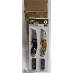 CASE OF 6 BALLBEARING KNIFE SETS WITH SPARE BLADES