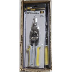CASE WITH FOUR 10" AVIATION SNIPS