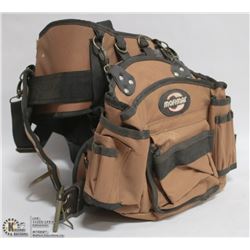 HEAVY DUTY TOOL BELT WITH WIDE WAIST BAND AND