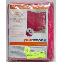 ADJUSTABLE ONE SIZE BED SKIRT