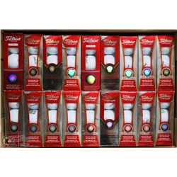 FLAT OF TITLEIST RECLAIMED GOLF BALLS