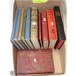 BOX OF VINTAGE BOOKS, BEGINNINGS OF AMERICAN PEOPL