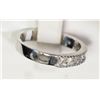 Image 2 : #27-14K WHITE GOLD DIAMOND BAND