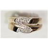 Image 1 : #34-10K DIAMOND "S" MEN'S RING