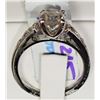 Image 2 : #50-14K WHITE GOLD DIAMOND RING
