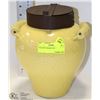 Image 1 : YELLOW CERAMIC POT