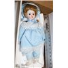 Image 1 : VINTAGE PORCELAIN DOLL IN BOX