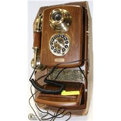 VINTAGE STYLE WALL HANGING ROTARY PHONE