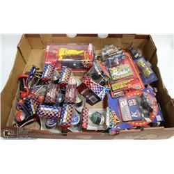 FLAT OF NASCAR COLLECTIBLES