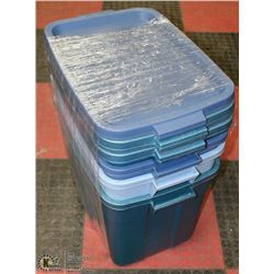 BUNDLE OF 4 RUBBERMAID STORAGE