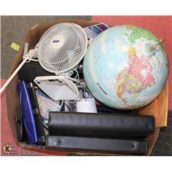 LARGE BOX OF OFFICE SUPPLIES INCL.