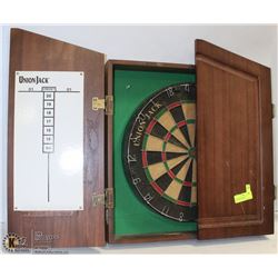 ACCUDART UNION JACK DARTBOARD CABINET