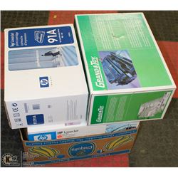 LOT OF 4 ASSORTED HEWLETT PACKARD LASER PRINT