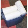 Image 1 : 7 ROLLS OF FIBERGLASS MESH 13" WIDE FOR STUCCO