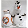 Image 1 : BOX WITH STAR WARS & FROZEN STUFFED TOYS
