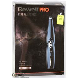 NEW REWELL PRO FINE DETAIL HAIR TRIMMER