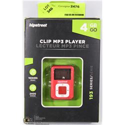 NEW HIPSTREET 4GB CLIP ON MP3 PLAYER