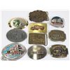 Image 1 : BOX OF ASSORTED BELT BUCKLES