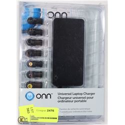 NEW ONN UNIVERSAL LAPTOP CHARGER