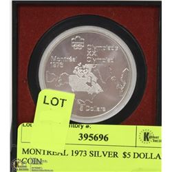 MONTREAL 1973 SILVER  $5 DOLLAR COIN