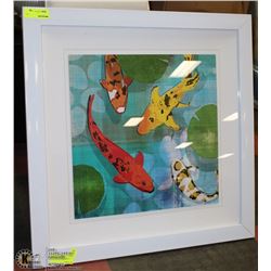SHOWHOME FISH ART 27.5X27.5
