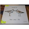 Image 1 : BIRD CANVAS ART 14X14