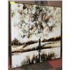 Image 1 : FRAMED TREE ABSTRACT PRINT 36X36